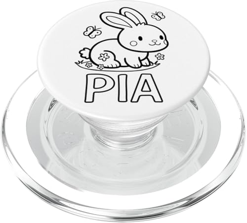 Pia Name Hase Häschen Osterhase zum Ausmalen Mädchenname PopSockets PopGrip für MagSafe Pia Name Hase Häschen Osterhase zum Ausmalen Mädchenname PopSockets PopGrip für MagSafe von SylColor Namensgeschenke mit Aufdruck zum Malen