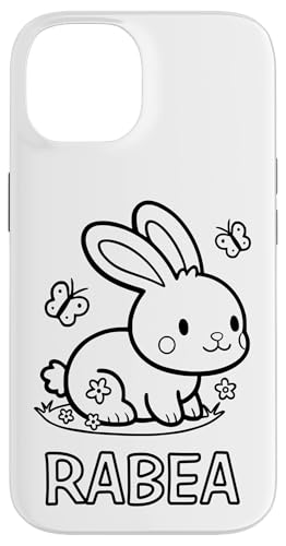 Rabea Name Hase Häschen Osterhase zum Ausmalen Mädchenname Hülle für iPhone 14 Rabea Name Hase Häschen Osterhase zum Ausmalen Mädchenname Hülle für iPhone 14 von SylColor Namensgeschenke mit Aufdruck zum Malen