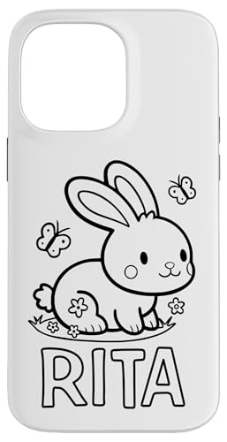 Rita Name Hase Häschen Osterhase zum Ausmalen Mädchenname Hülle für iPhone 14 Pro Max Rita Name Hase Häschen Osterhase zum Ausmalen Mädchenname Hülle für iPhone 14 Pro Max von SylColor Namensgeschenke mit Aufdruck zum Malen