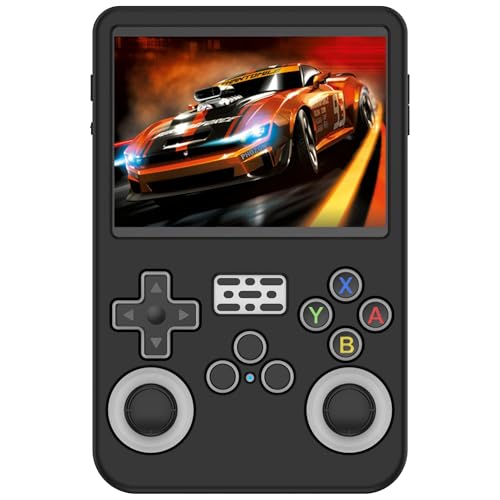 Sylphicryst Silikon-Schutzhülle kompatibel mit R36S Handheld-Konsole - Stoßfeste Hülle für R36S Retro-Gaming-Portable-Gerät (45,4g weiche Schale) von Sylphicryst