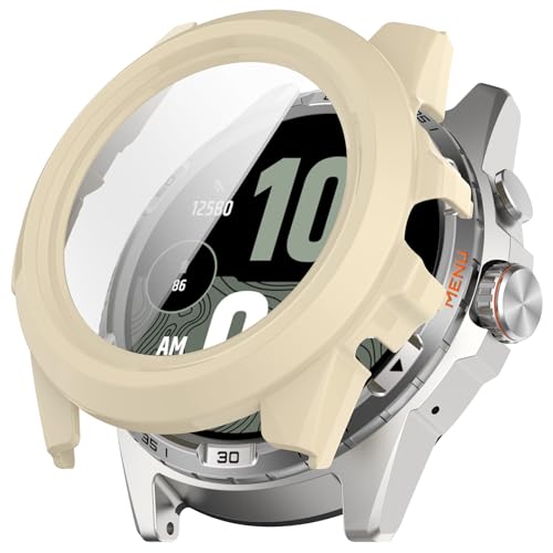 Sylphicryst Vollschutz-Hülle mit Hartglas Kompatibel mit Ticwatch Atlas Fitness-Armband | Ultra-leichte PC-Schutzhülle + HD-Bildschirmschutz Sylphicryst Vollschutz-Hülle mit Hartglas Kompatibel mit Ticwatch Atlas Fitness-Armband | Ultra-leichte PC-Schutzhülle + HD-Bildschirmschutz von Sylphicryst