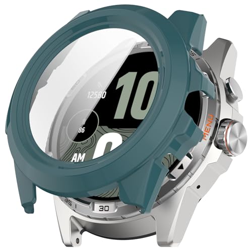 Sylphicryst Vollschutz-Hülle mit Hartglas Kompatibel mit Ticwatch Atlas Fitness-Armband | Ultra-leichte PC-Schutzhülle + HD-Bildschirmschutz von Sylphicryst