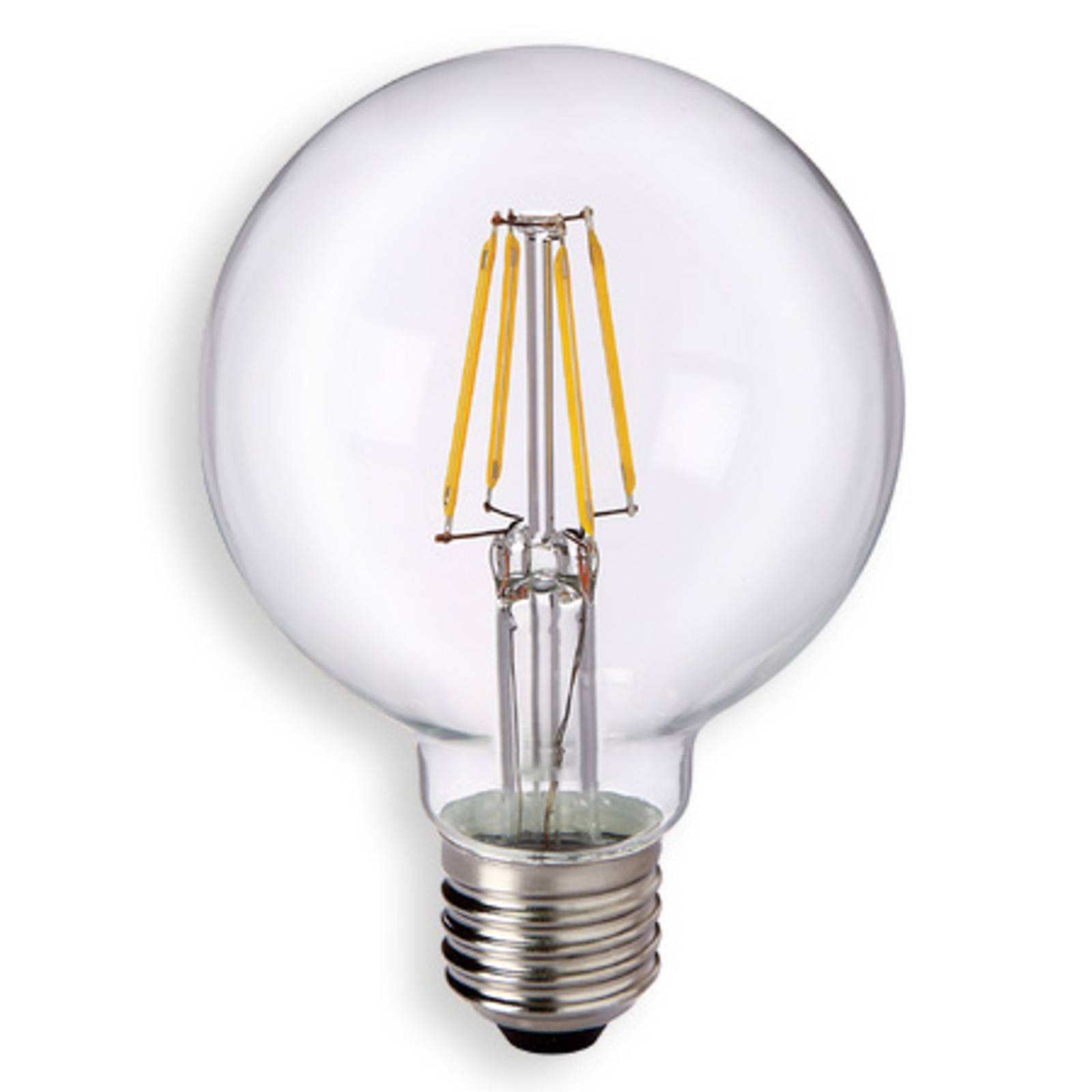 LED-Globelampe E27 6W 827 G80 Filament klar von Sylvania