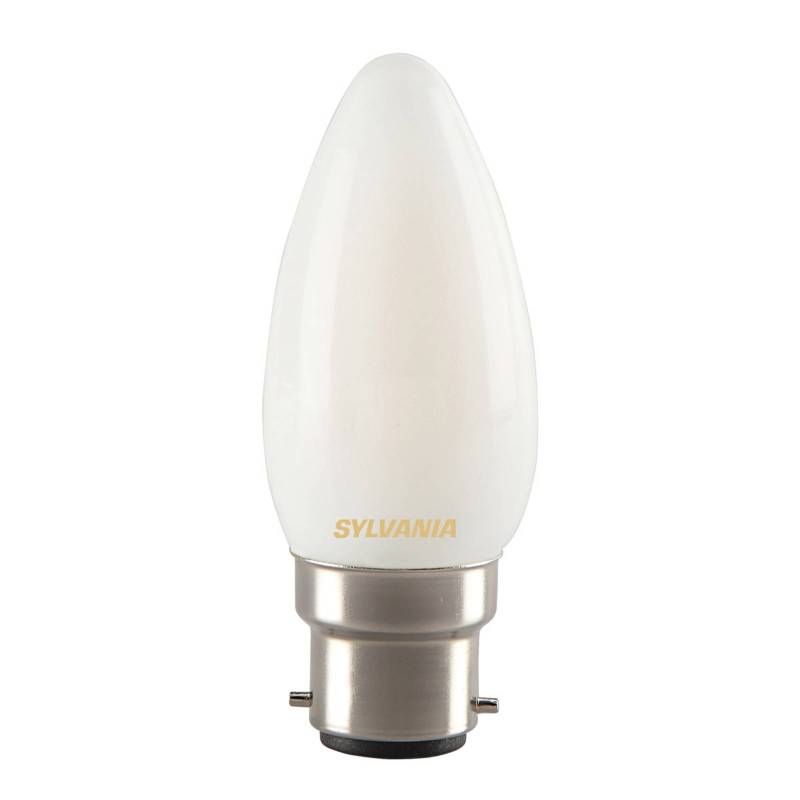LED-Kerzenlampe B22 4,5W 827 matt von Sylvania