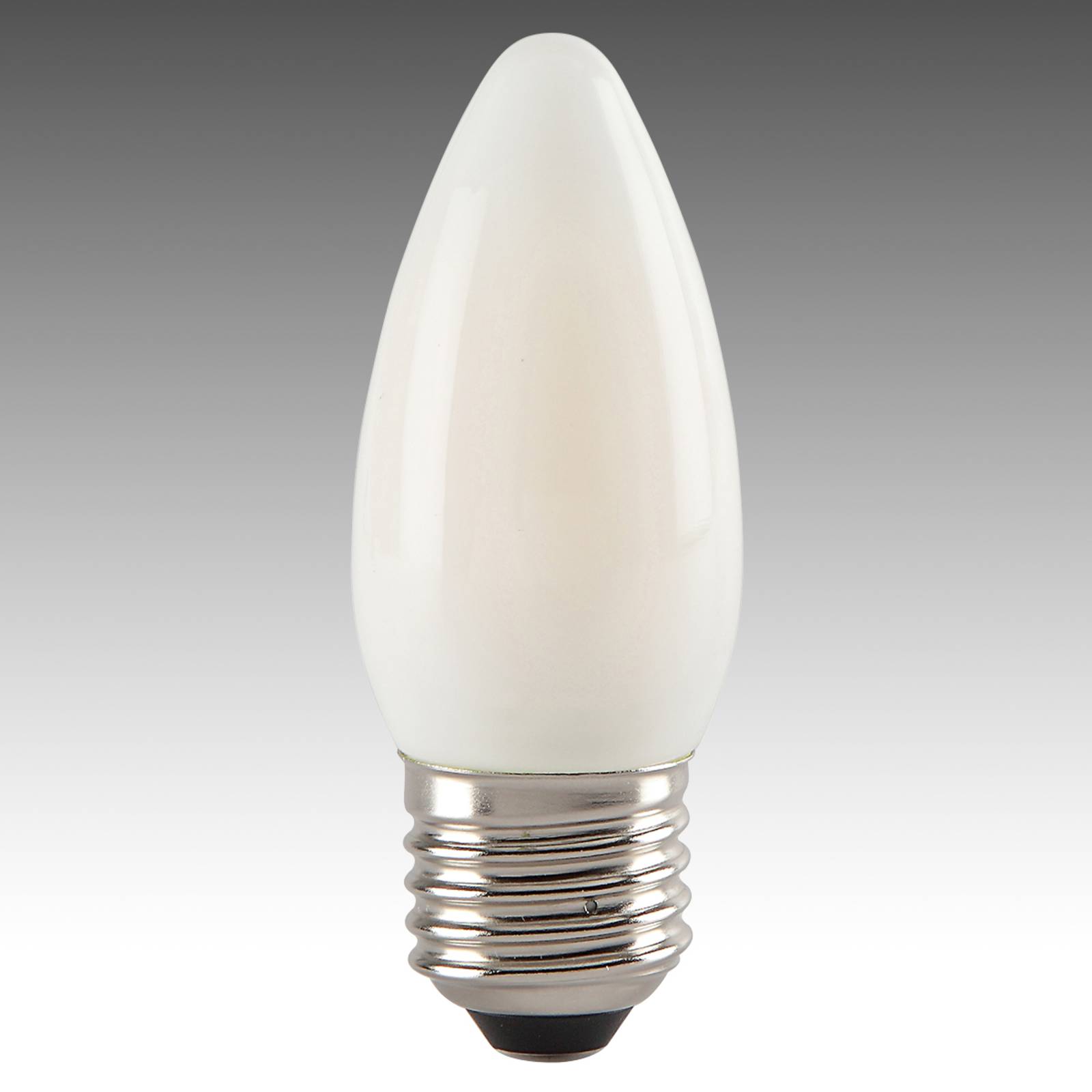 LED-Kerzenlampe E27 Toledo V5 4,5W 827 satiniert von Sylvania