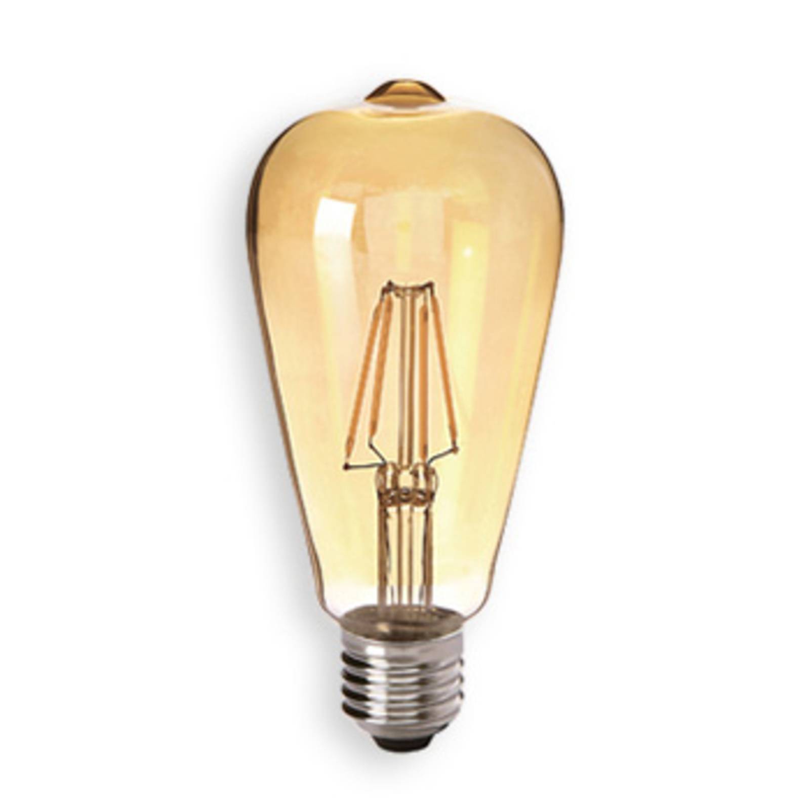 LED-Rustikalampe E27 4,5W 825 gold, klar von Sylvania
