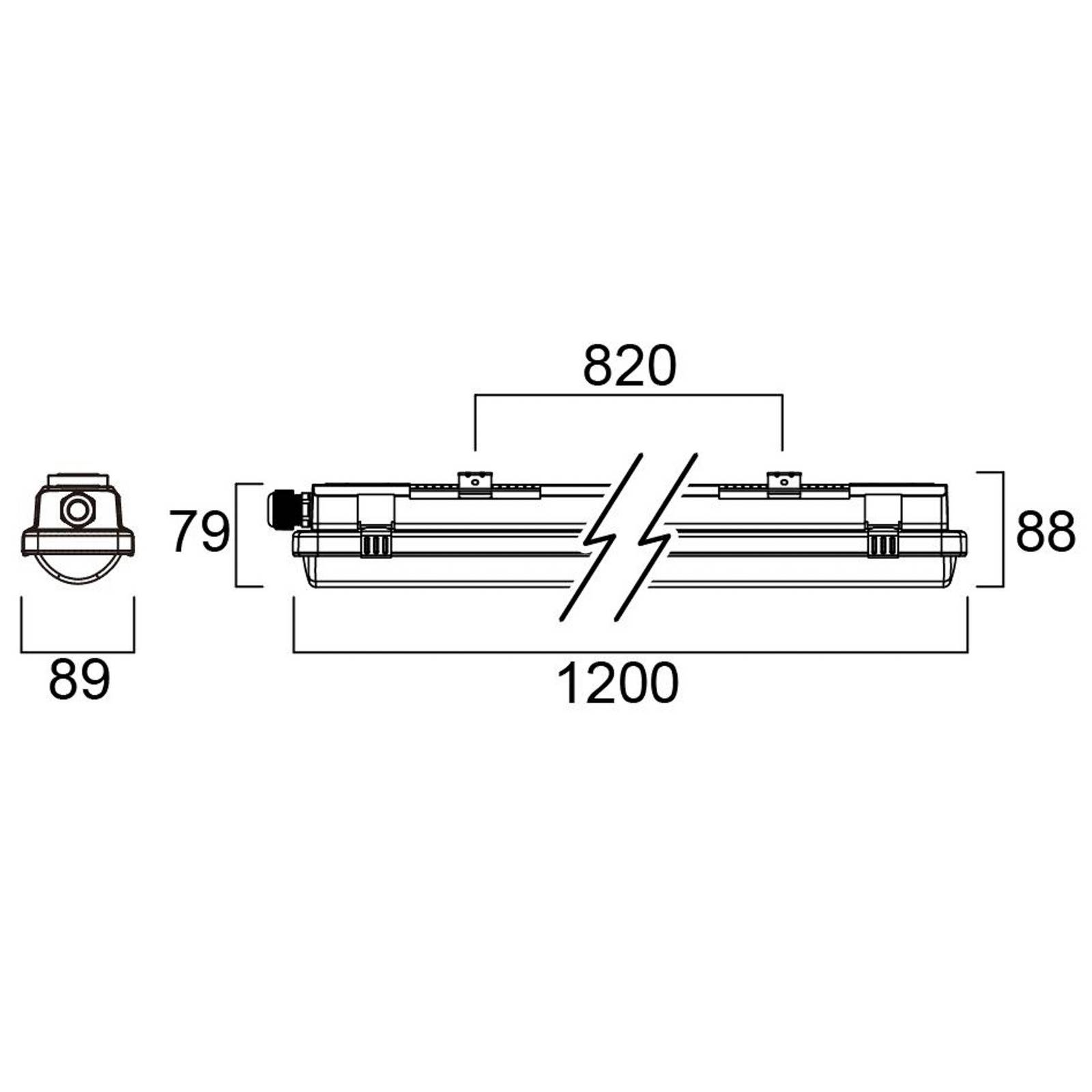Sylvania Feuchtraumleuchte Resisto 1200, 20W, 840, HF-Sensor Sylvania Feuchtraumleuchte Resisto 1200, 20W, 840, HF-Sensor von Sylvania
