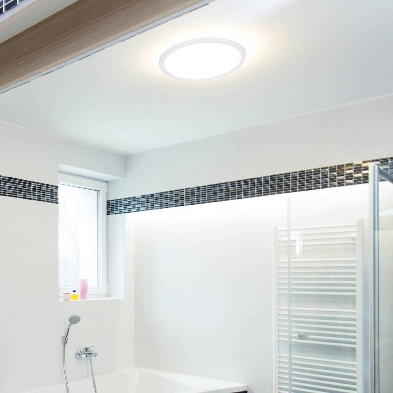 Sylvania LED-Deckenlampe SylRadiance, Ø 40 cm weiß PMMA IP54 von Sylvania