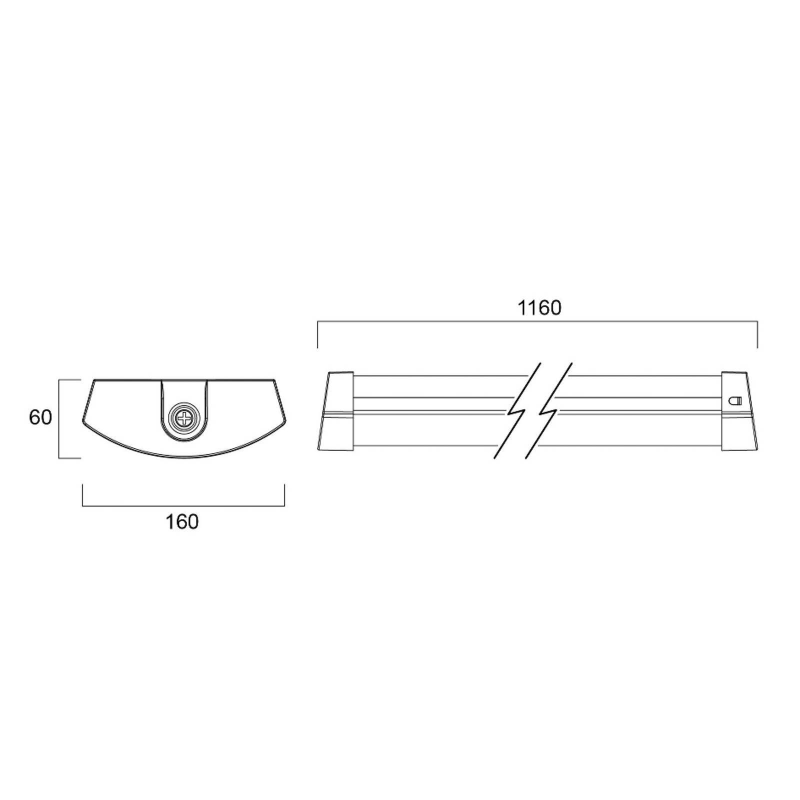 Sylvania LED-Deckenleuchte Deltawing, 116 cm, IP44, 840 Sylvania LED-Deckenleuchte Deltawing, 116 cm, IP44, 840 von Sylvania
