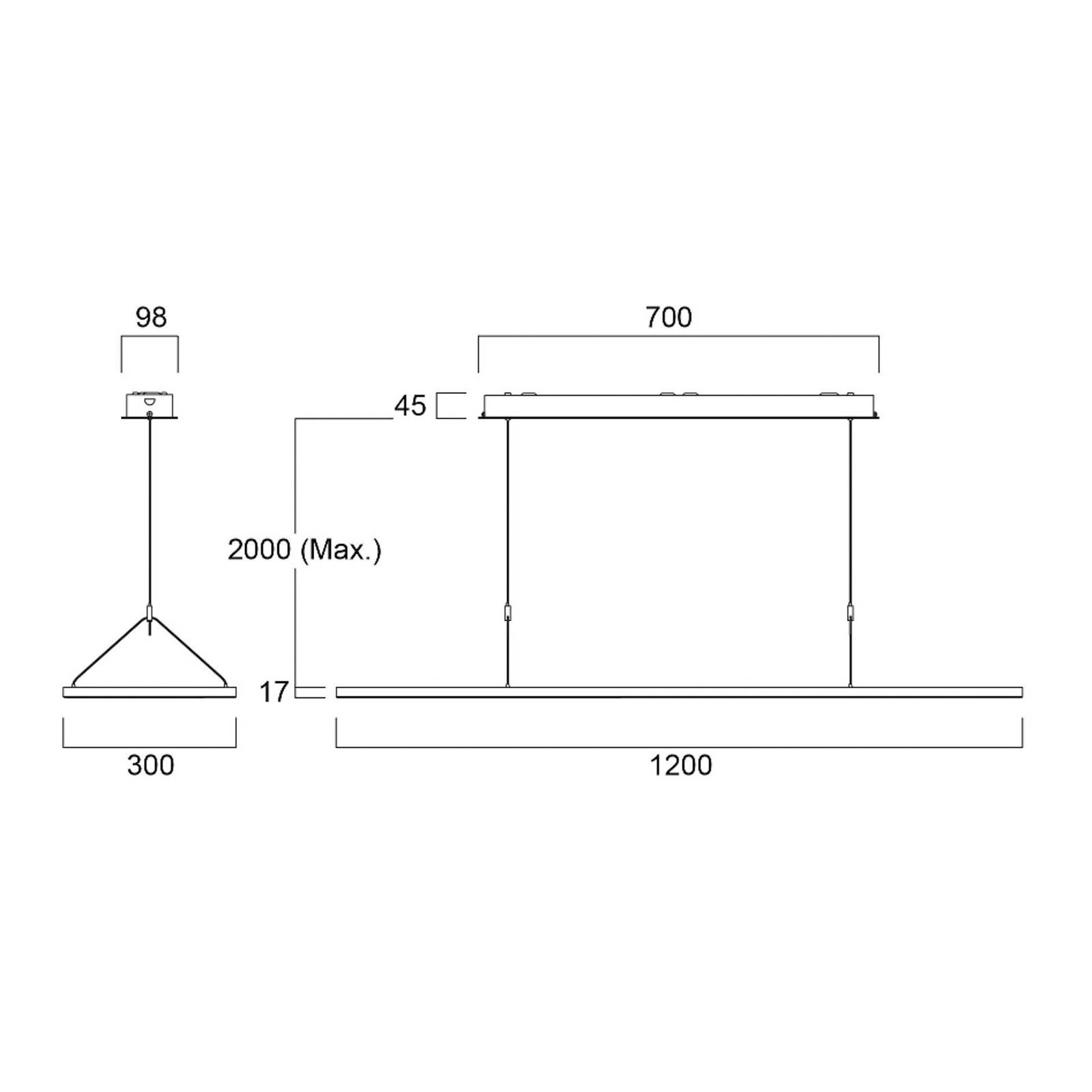 Sylvania LED-Pendelleuchte Areum, 120 x 30 cm, 840 Sylvania LED-Pendelleuchte Areum, 120 x 30 cm, 840 von Sylvania