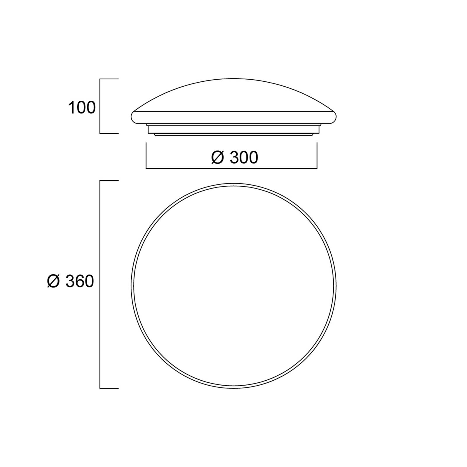 Sylvania Start Surface LED-Decke mit Sensor Ø 36cm von Sylvania