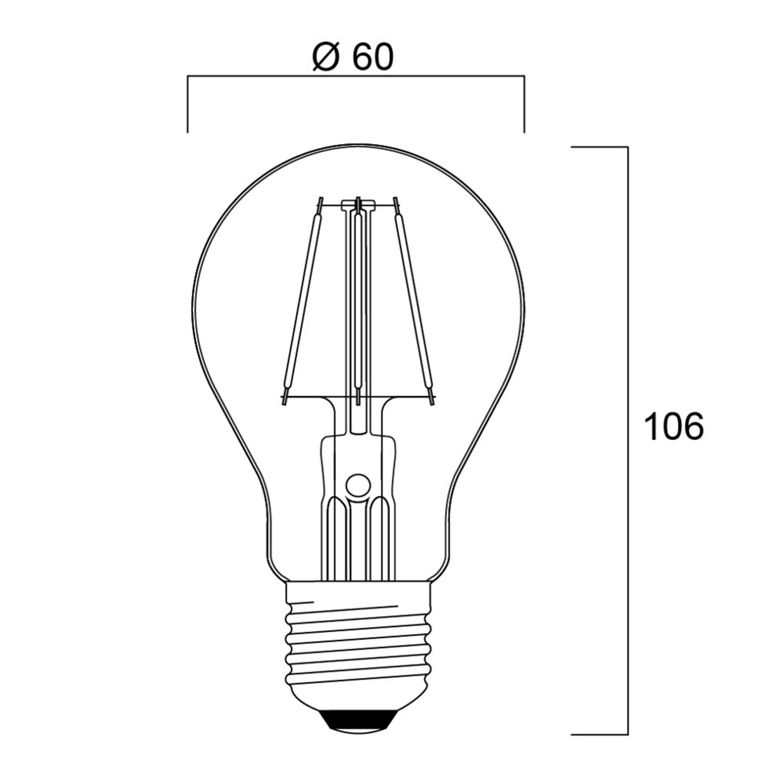 Sylvania ToLEDo Retro LED-Lampe E27 4,1W 4er Mix von Sylvania