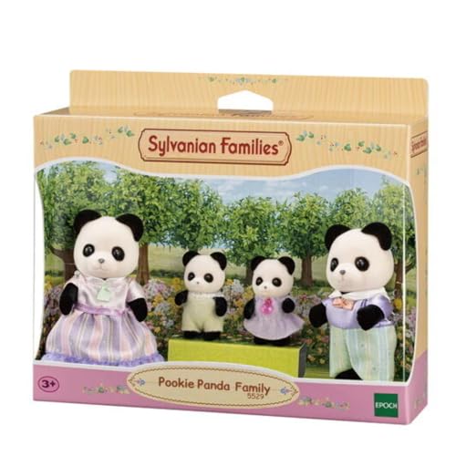 Sylvanian Families 5529 Panda Familie - Figuren für Puppenhaus, Bunt von Sylvanian Families