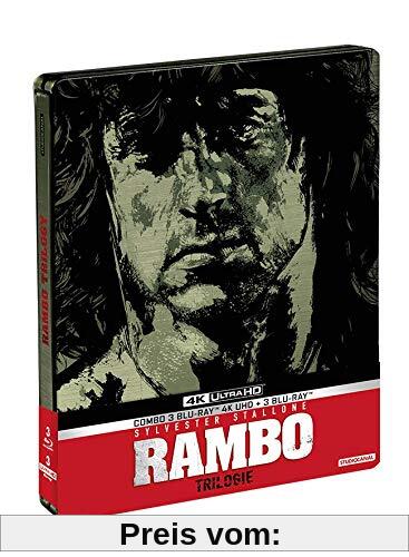 Rambo - La trilogie [4K Ultra HD + Blu-ray - Édition boîtier SteelBook] von Sylvester Stallone