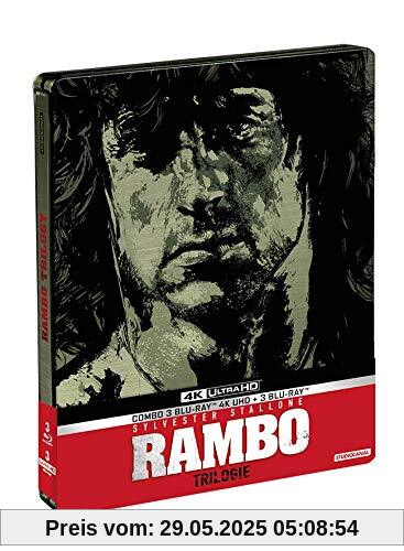 Rambo - La trilogie [4K Ultra HD + Blu-ray - Édition boîtier SteelBook] von Sylvester Stallone