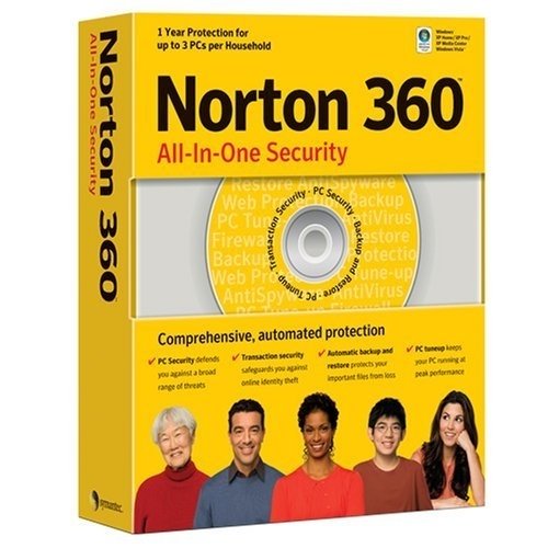 Norton 360 5USER SMO CD W32 von Symantec