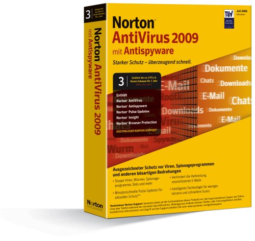 Norton AntiVirus 2009 3 PCs von Symantec