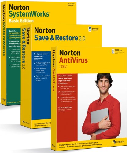 Norton Antivirus 2007 + Norton SystemWorks Basic Edition + Norton Save & Restore 2.0 von Symantec
