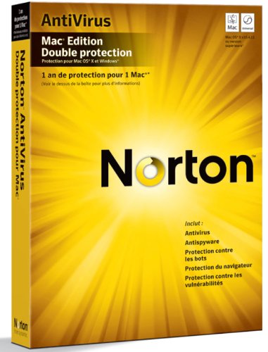 Norton Antivirus dual protection 2010 pour Mac (2 postes, 1 an) - mise à jour von Symantec