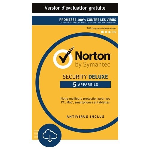 Norton Security Deluxe - 5 Geräte [Kostenlos Testen Subscription] von Symantec