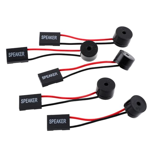 PC-Motherboard-Lautsprecher, Mini-Computergehäuse, Lautsprecher, interner Mini-Stecker, Summer, Motherboard, Summer, Alarm, 5 Stück PC-Motherboard-Lautsprecher, Mini-Computergehäuse, Lautsprecher, interner Mini-Stecker, Summer, Motherboard, Summer, Alarm, 5 Stück von SynHHergyx