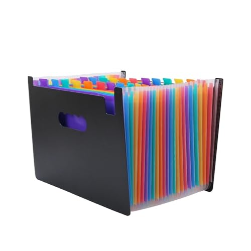 Erweitern Dateiordner Schichten A4 Dokument Stehende Akkordeons Taschen Fächermappe Wasserdichte Organizer Tasche Business Büro Schreibwaren Dokumentenmappe(D 24layer) von SynapSYA