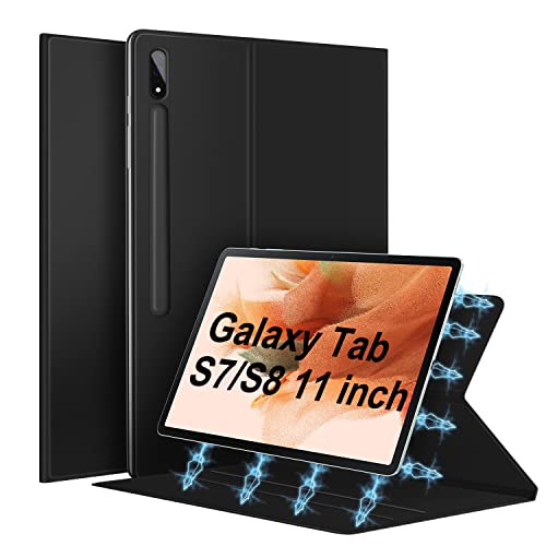 Syndrruce Magnetische Hülle für Samsung Galaxy Tab S8 11 Zoll 2022 (SM-X700/X706), Magnetische Abdeckung für Samsung Galaxy Tab S7 11 Zoll 2020 (SM-T870/T875/T878) mit S Stifthalter, Slim Lightweight von Syndrruce