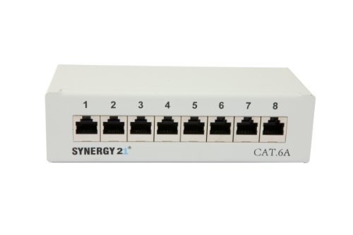 Synergy 21 S216314 Bucht von Anschlüsse – Beeren-Anschlüsse (CAT6, RJ-45, grau) von Synergy 21