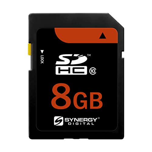Synergy Digital SDHC-Speicherkarte, 8 GB, UHS-I, kompatibel mit Casio Exilim EX-Z75 Digitalkamera, Klasse 10, U1, 20 MB/s, 300 Serie von Synergy Digital