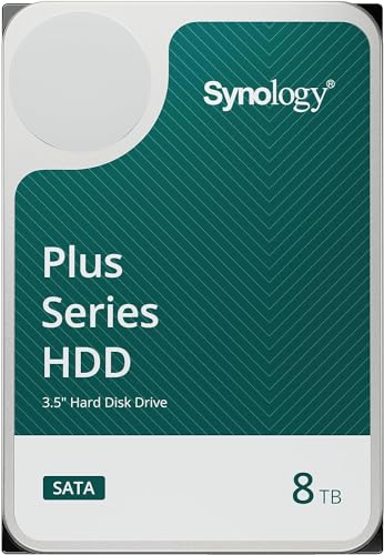 SYNOLOGY 8 TB HAT3300 HDD – 1 Million Stunden MTBF, 180 TB/Jahr Arbeitslast, 5400 PRM von Synology
