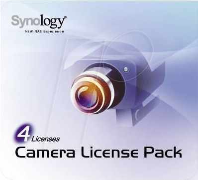 SYNOLOGY CLP4 - License Pack 4 Kamera von Synology