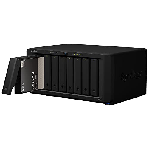 SYNOLOGY DS1821+ 8 GB NAS 144 TB (8 x 18 TB) HAT5310, montiert und getestet mit SE DSM installiert von Synology