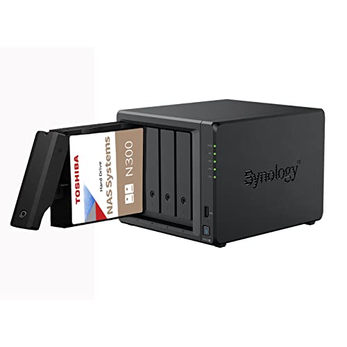 SYNOLOGY DS423+ 2GB NAS 40TB (4X 10TB) Toshiba N300, montiert und getestet mit DSM SE installiert von Synology