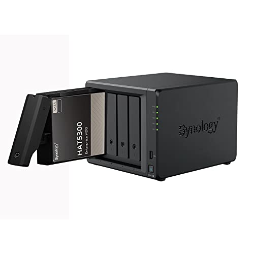 SYNOLOGY DS423+ 6GB NAS 48TB (4X 12TB) HAT5300, montiert und getestet mit DSM SE installiert von Synology