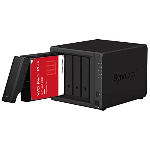 SYNOLOGY DS923+ 4GB NAS 12TB (4X 3TB) WD Red+, montiert und getestet mit SE DSM installiert von Synology