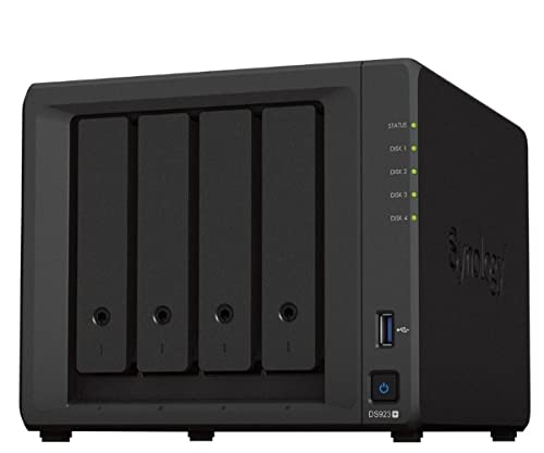Synology DS923+ 4GB NAS 12TB (4X 3TB) WD Red+, montiert und getestet mit SE DSM installiert von Synology