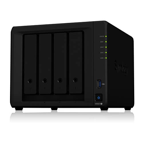 SYNOLOGY DS923+ 4GB NAS 16TB (4X 4TB) Seagate IronWolf, montiert und getestet mit SE DSM installiert von Synology