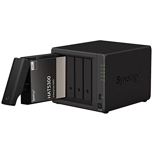 Synology DS923+ 4 GB NAS 32 TB (4 x 8 TB) HAT5310, montiert und getestet mit SE DSM installiert von Synology