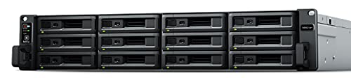 SYNOLOGY RS3621XS+ 2U 12BAY 2.1GHz 8C 8GB DDR4 4X 1GBE 2X 10GBE RPS, schwarz von Synology