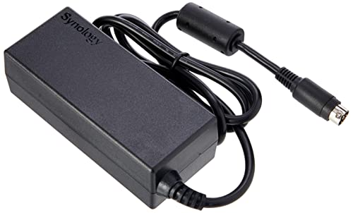 Synology Adapter 65W_2 Netzteil & Wechselrichter innen 65 W schwarz – (Innenraum, 65 W, Server, DS713+, DS215+, DS712+, DS715, DS716+, DS214+, DS716+II, schwarz, 113 mm) von Synology