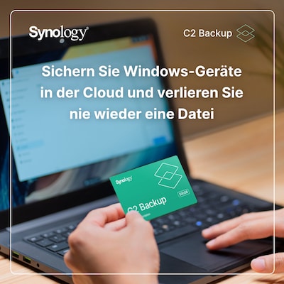 Synology C2 Backup Lizenz 500GB 1 Jahr Cloud Backup für Windows Geräte von Synology