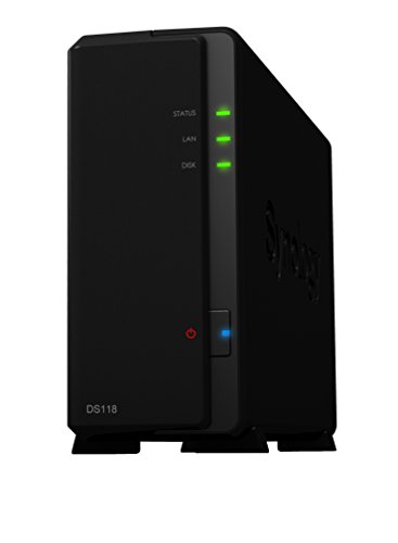 Synology DS118 3 TB (1 x 3 TB WD RED) 1 Bay Desktop NAS Unit von Synology