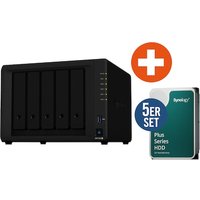 Synology DS1522+ NAS System 5-Bay 30 TB inkl. 5x 6 TB Synology HDD HAT3300-6T von Synology