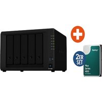 Synology DS1522+ NAS System 5-Bay 8 TB inkl. 2x 4 TB Synology HDD HAT3300-4T Synology DS1522+ NAS System 5-Bay 8 TB inkl. 2x 4 TB Synology HDD HAT3300-4T von Synology
