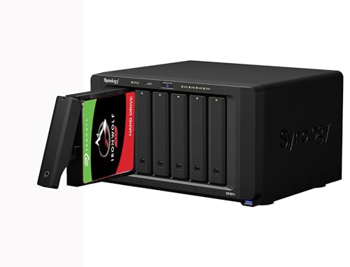 Synology DS1621+ 4 GB NAS 36 TB (6 x 6 TB) IronWolf, montiert und getestet mit SE DSM installiert von Synology
