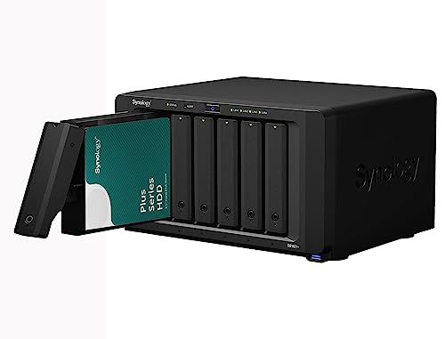 Synology DS1621+ 4 GB NAS 48 TB (6 x 8 TB) HAT3300, montiert und getestet mit SE DSM installiert von Synology
