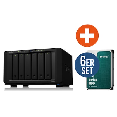 Synology DS1621+ NAS System 6-Bay 24TB inkl 6x 4 TB Synology HDD HAT3300-4T von Synology