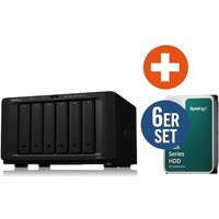 Synology DS1621+ NAS System 6-Bay 36TB inkl 6x 6 TB Synology HDD HAT3300-6T von Synology