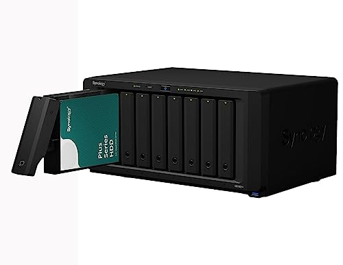 Synology DS1821+ 4GB NAS 96TB (8X 12TB) HAT3300, montiert und getestet mit SE DSM installiert von Synology
