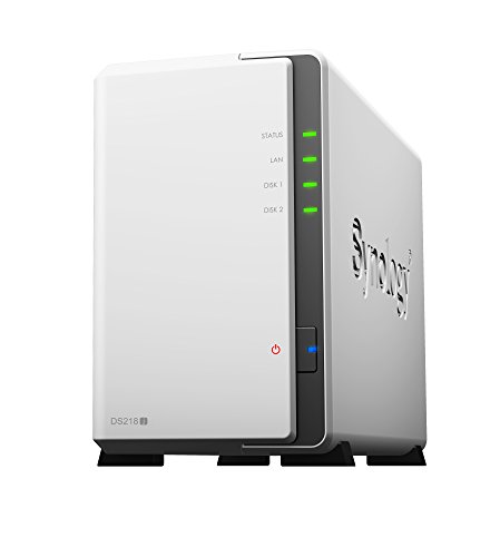 Synology DS218J 8TB 2 Bay NAS Lösung | Eingerichtet mit 2 x 4TB Seagate IrownWolf Fährt von Synology